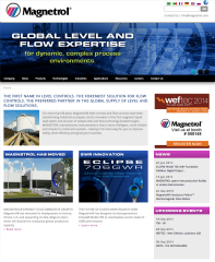 Magnetrol International, Incorporated Website image