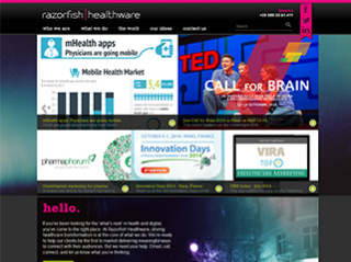 www.razorfishhealthware.com New Corporate Website image