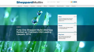 Sheppard Mullin Website image