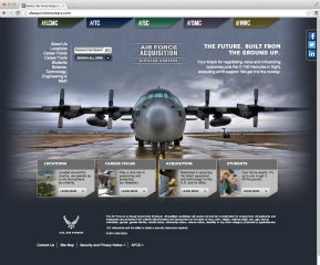 Air Force Acquisition Civilian Recruitment Website image