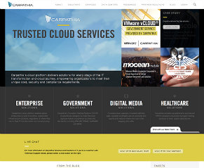 Carpathia Website image