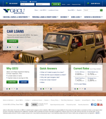 GECU Website Redesign image