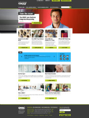 GMAT Website Redesign image