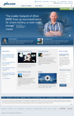 Micron Website Redesign image