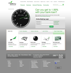SECU Website Redesign image