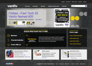 Vantiv Website Redesign image