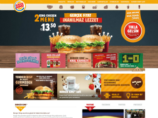 Burger King Turkiye Corporate Website image