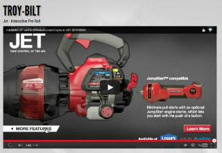 Troy-Bilt JET – Take control of the air. Website image