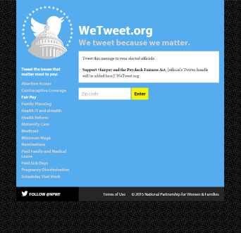 WeTweet.org: We tweet because we matter. image