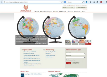 International Parkinson and Movement Disorder Society (MDS) image