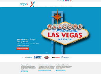 AAPEX Show 2015 Official Event Website image