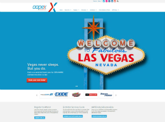 AAPEX Show 2015 Official Event Website image