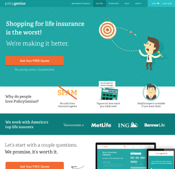 Shopping for insurance is the worst! We're making it better. image