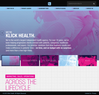 Klick Website image