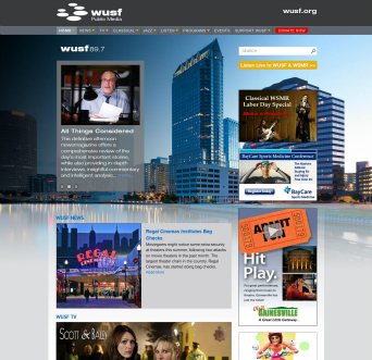 WUSF.org Website image