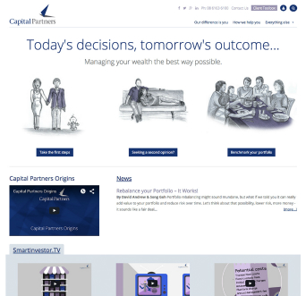 Capital Partners Website image