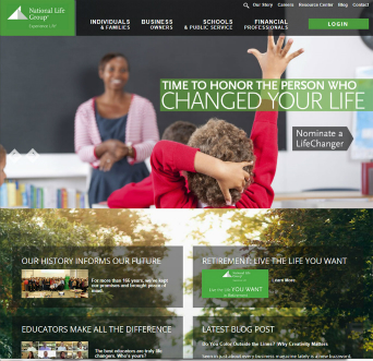 National Life Group Public Website image
