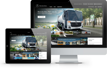 Mercedes-Benz Commercial Vehicles  Site image
