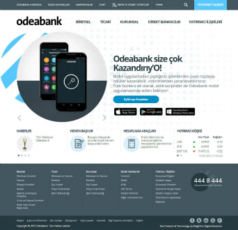 Odeabank Corporate Web Site image