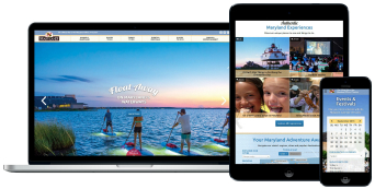 Visit Maryland Responsive Website image