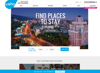 VisitWestHollywood.com Website Redesign image