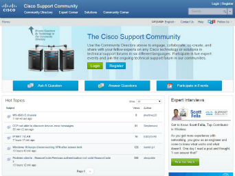 Cisco Support Community  image
