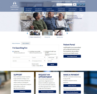 Website for St. John Providence image
