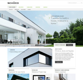 The New Schüco Website image