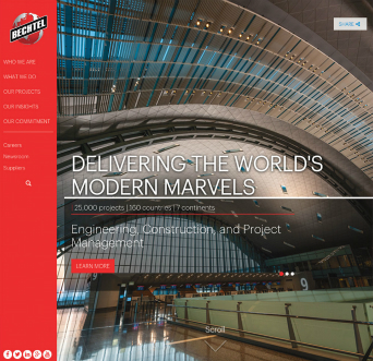 Bechtel Website Redesign image