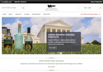 Virginia ABC Website Redesign image