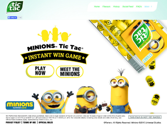 Minions Tic Tac Instant Win Game image