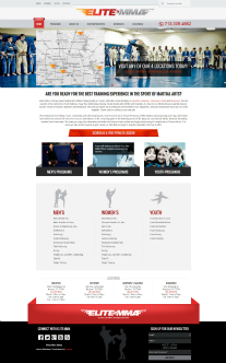 Elite MMA Website image