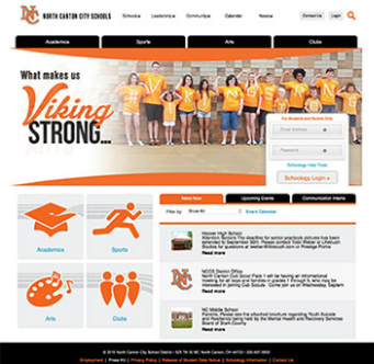 North Canton City Schools Website image
