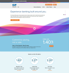 CIT Bank Website Rebrand image