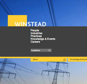 Winstead PC Website image