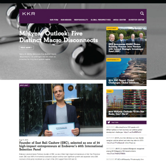 KKR Website Redesign image