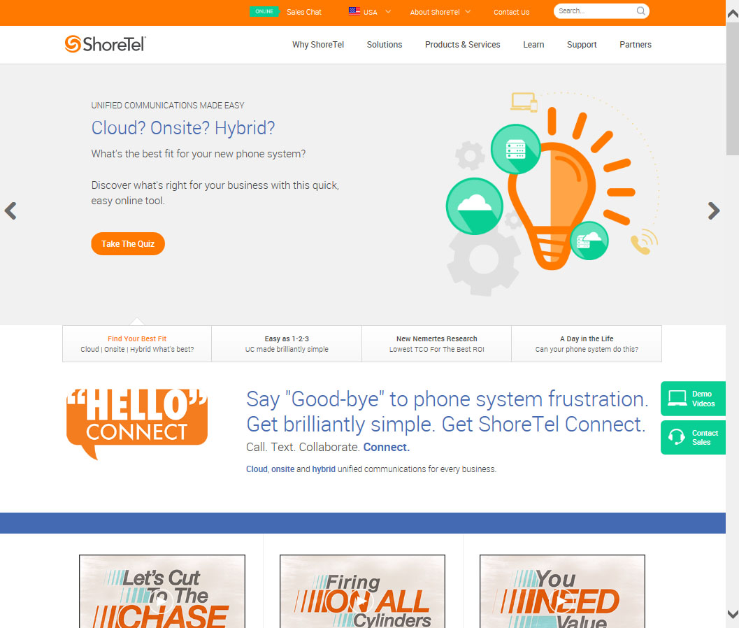 ShoreTel Website