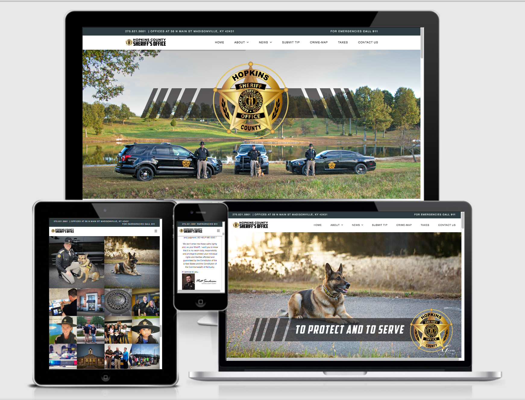 Hopkins County Sheriff Website image