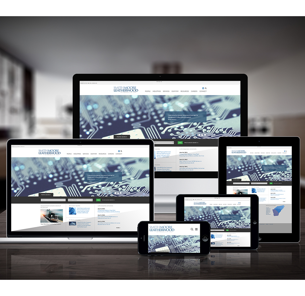 Smith Moore Leatherwood LLP Website Redesign image