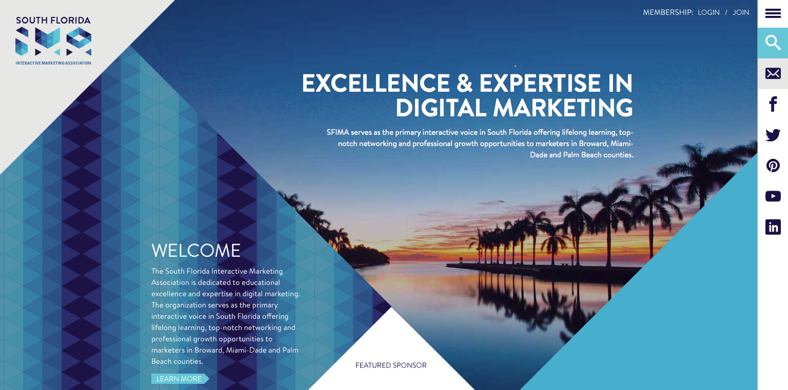 South Florida Interactive Marketing Site Design image