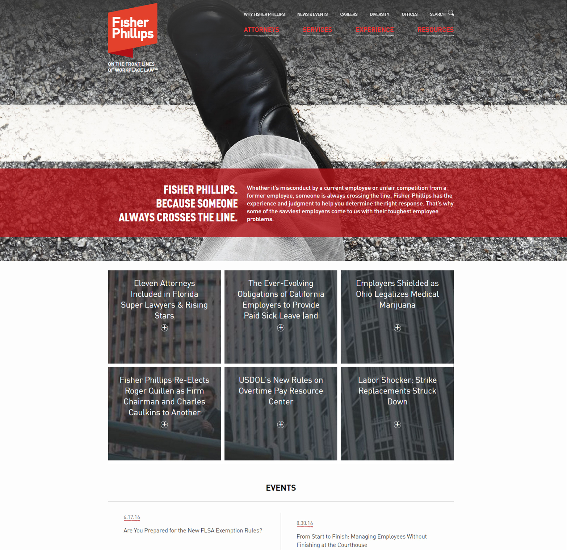 Fisher Phillips Website image