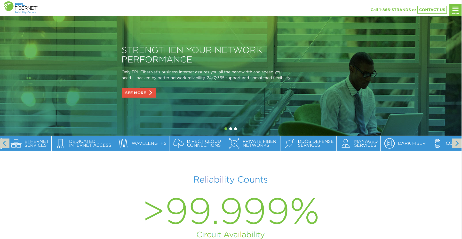 FPL FiberNet Site Redesign image