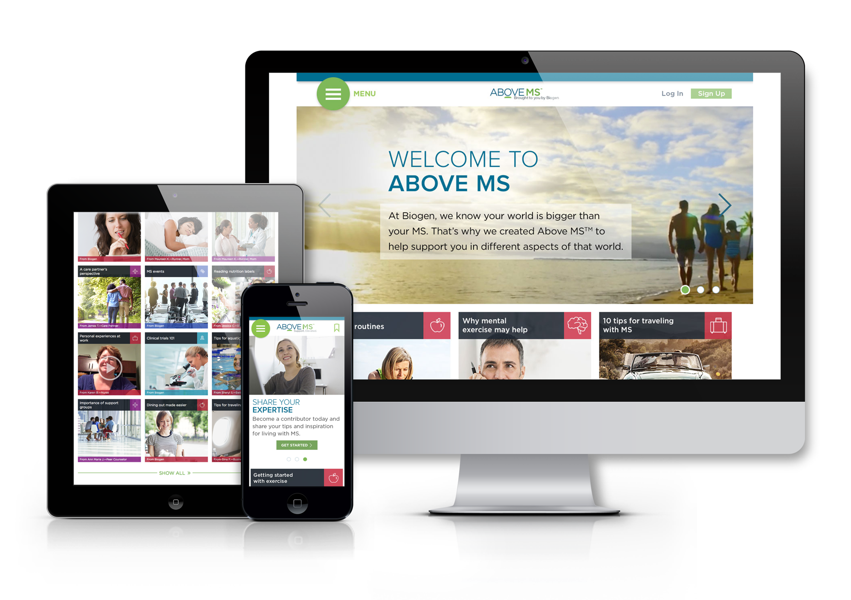 The Above MS™ CRM Program from Biogen image