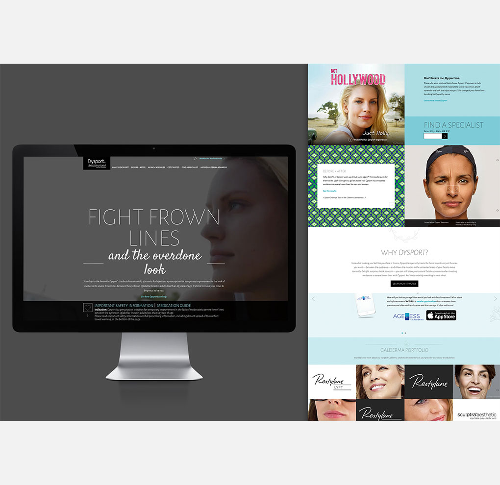 DysportUSA.com Redesign image