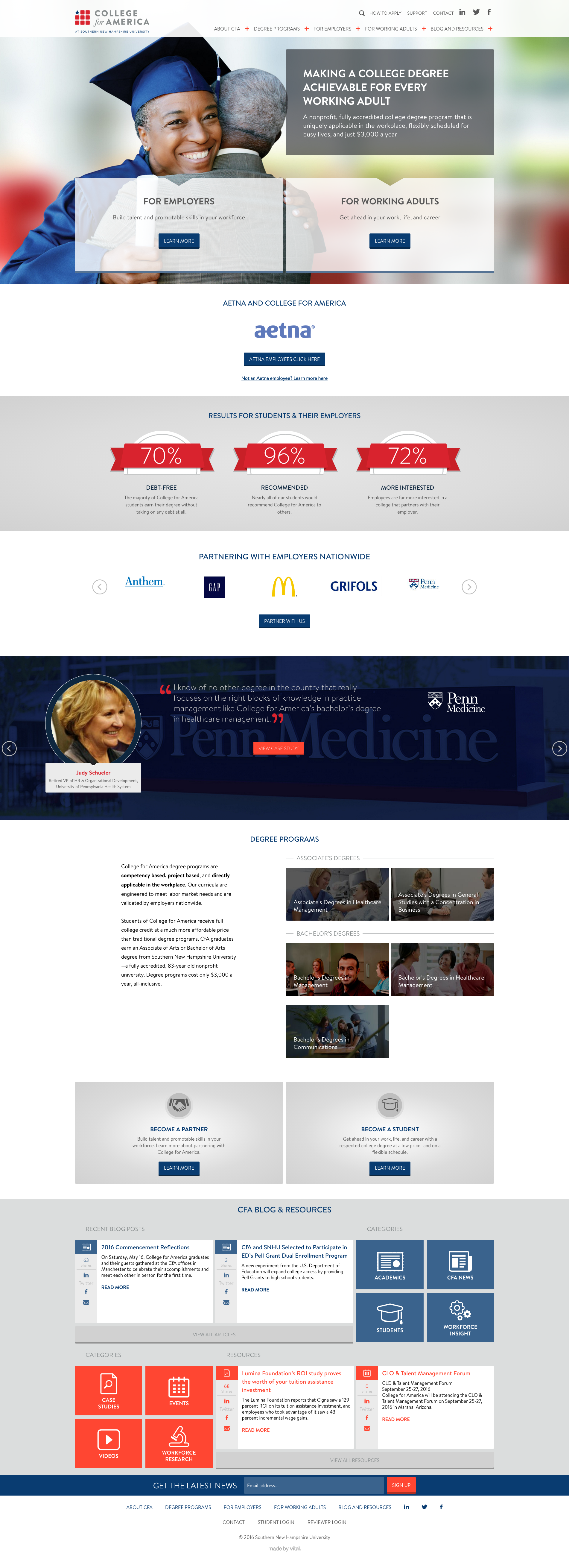 College for America image