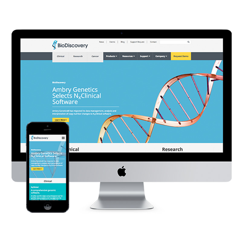 BioDiscovery Website  image