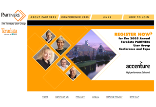 Teradata PARTNERS Website image