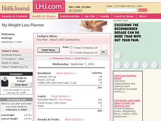 My Weight-Loss Planner, from LHJ.com & BHG.com image