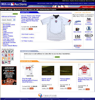 Major League Baseball Auctions image