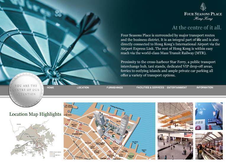 Four Seasons Place Hong Kong - Corporate Website Development image